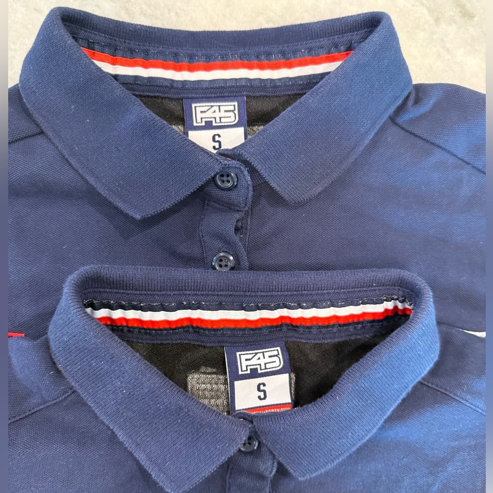 F45 Training coach’s uniform, set of 2 women’s polos, preowned - Picture 2 of 4
